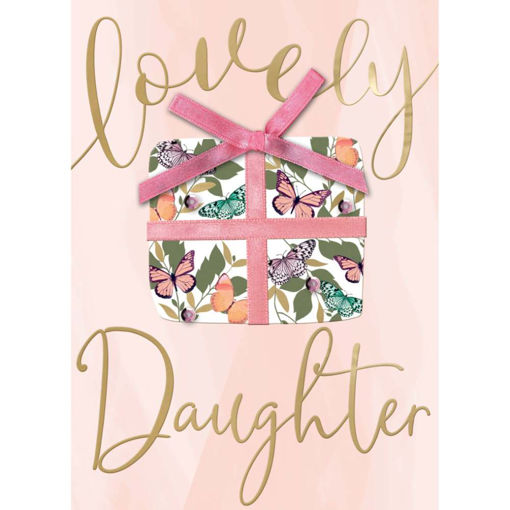 Picture of LOVELY DAUGHTER BIRTHDAY CARD